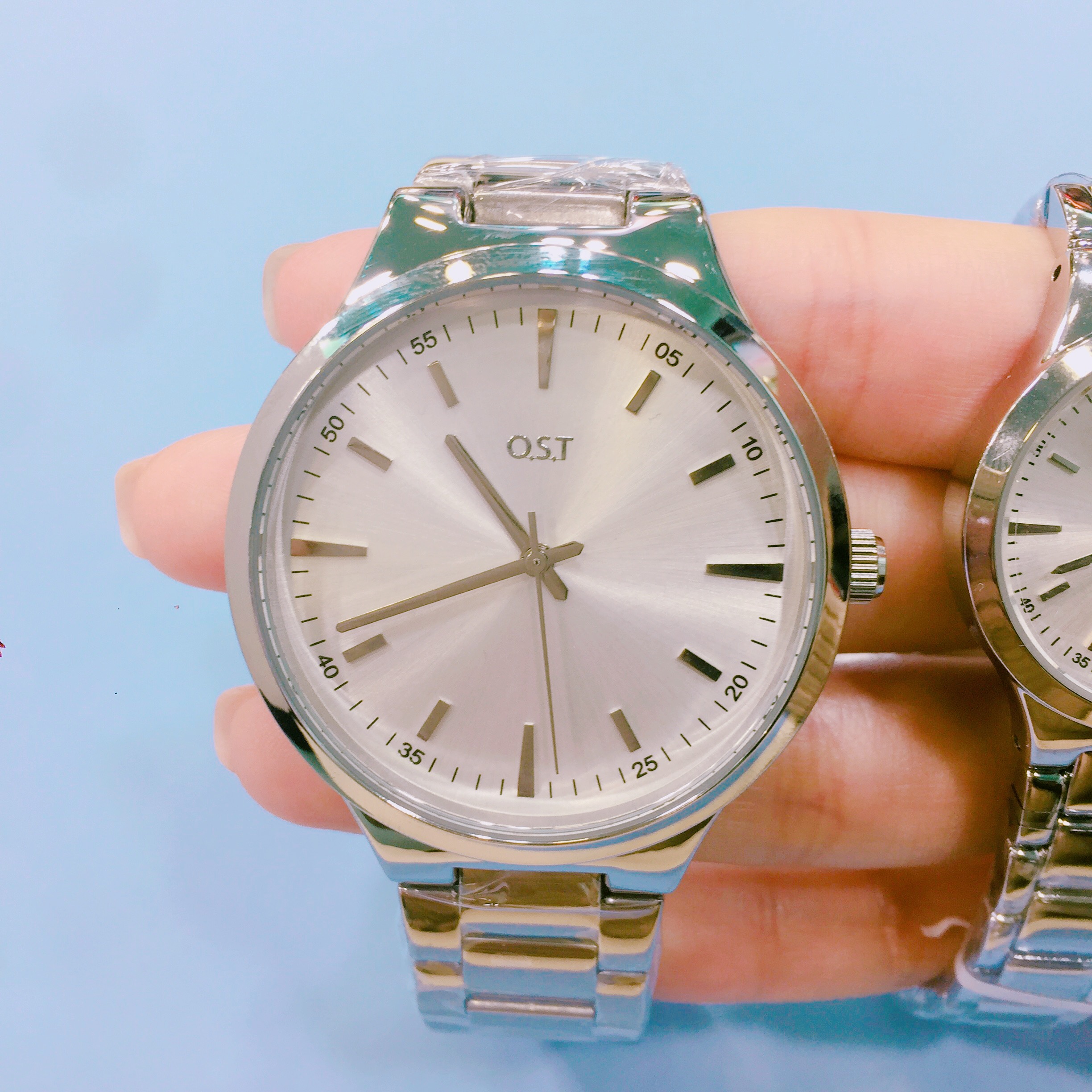 <b><p>OST Basic Couple Silver Metal Watch OTC118302TSS</p></b><b><p>OST ベーシックカップルシルバーメタル時計OTC118302TSS 22</p></b><br /><br /><p align='center'>