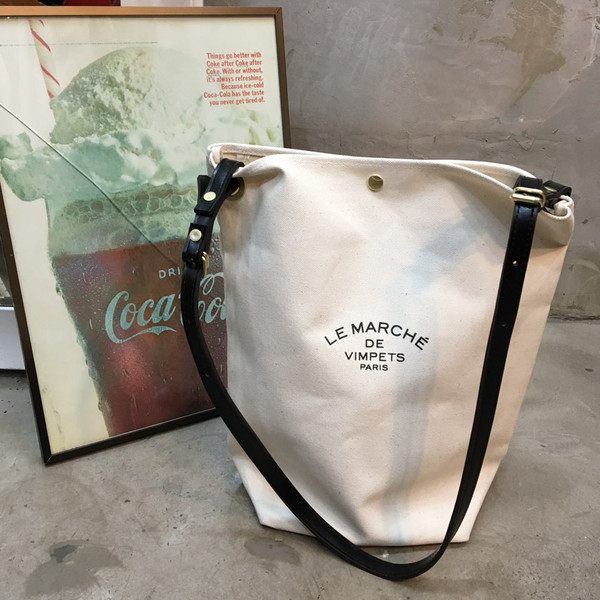 <b><p>Leather strap Eco-back Solid canvas Bl Stysh</p></b><b><p>レザーストラップエコバッグ硬いキャンバス黒洗練された外出ルックコーディネートバッグ快適なカジュアル大</p></b><br /><br /><p align='center'>