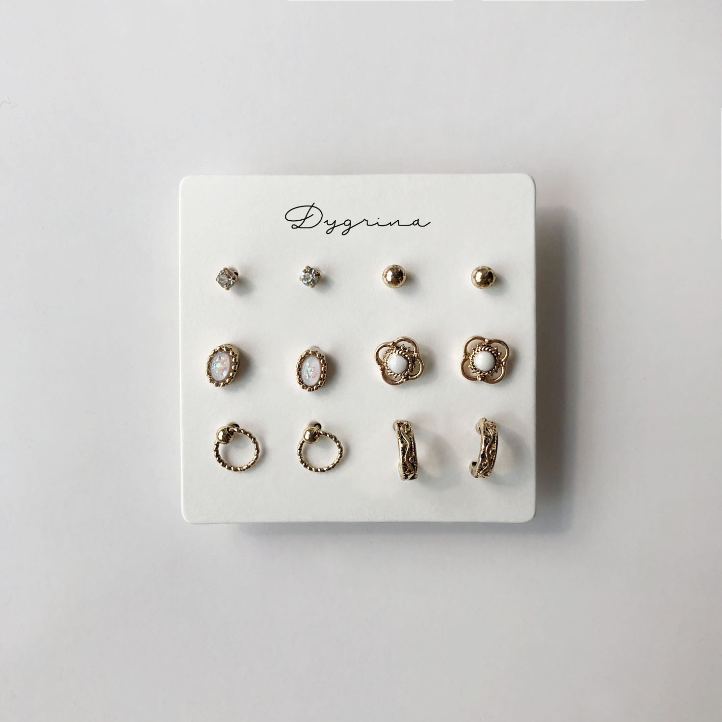 <b><p>vintage Mmi Po 6 species earrg set Purity</p></b><b><p>ヴィンテージ ミニミ ポイント 6種 イヤリング セット 清純な シック こじんまりとした</p></b><br /><br /><p align='center'>