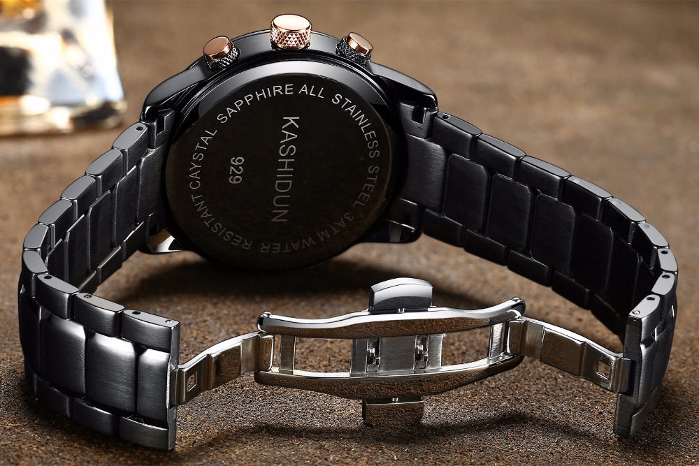 <b><p>KASHIDUN Casidon male black met clo neat</p></b><b><p>KASHIDUN カーシドン 男性 ブラック メタル 時計 すっきりとした シモダンデザイン</p></b><br /><br /><p align='center'>