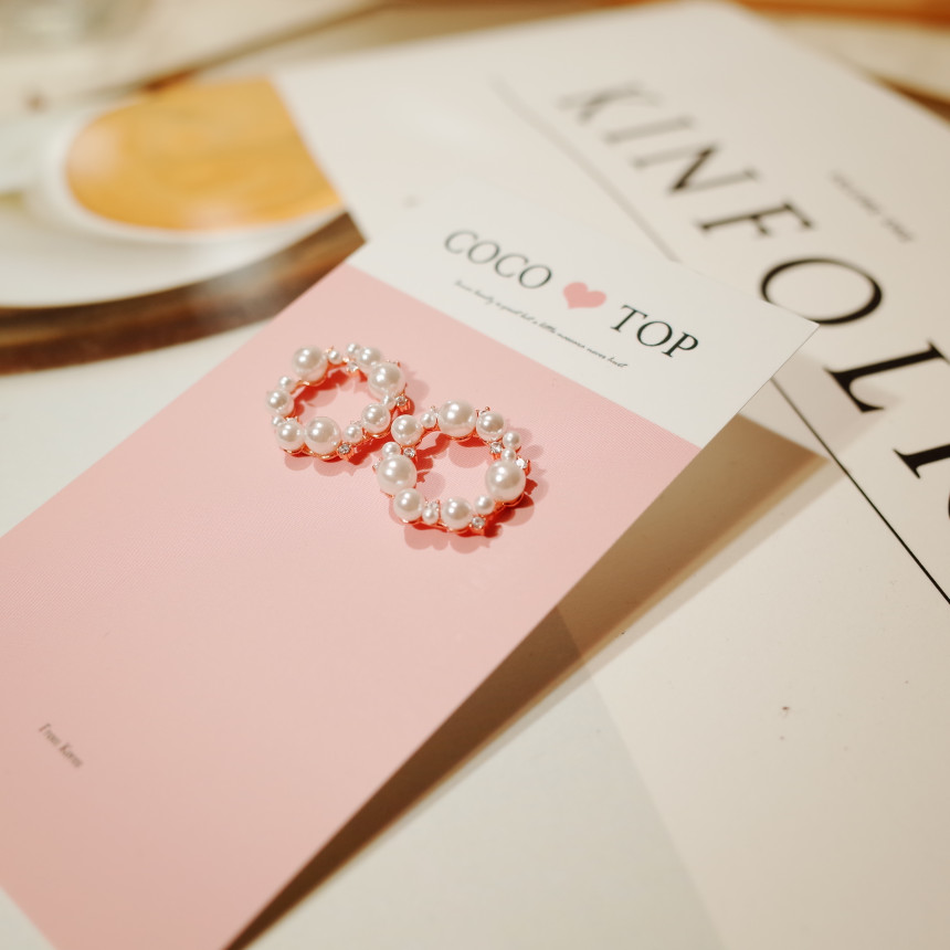 <b><p>Bubble Lee Pearl simp ring</p></b><b><p>バブルリー 真珠 シンプル イヤリング</p></b><br /><br /><p align='center'>