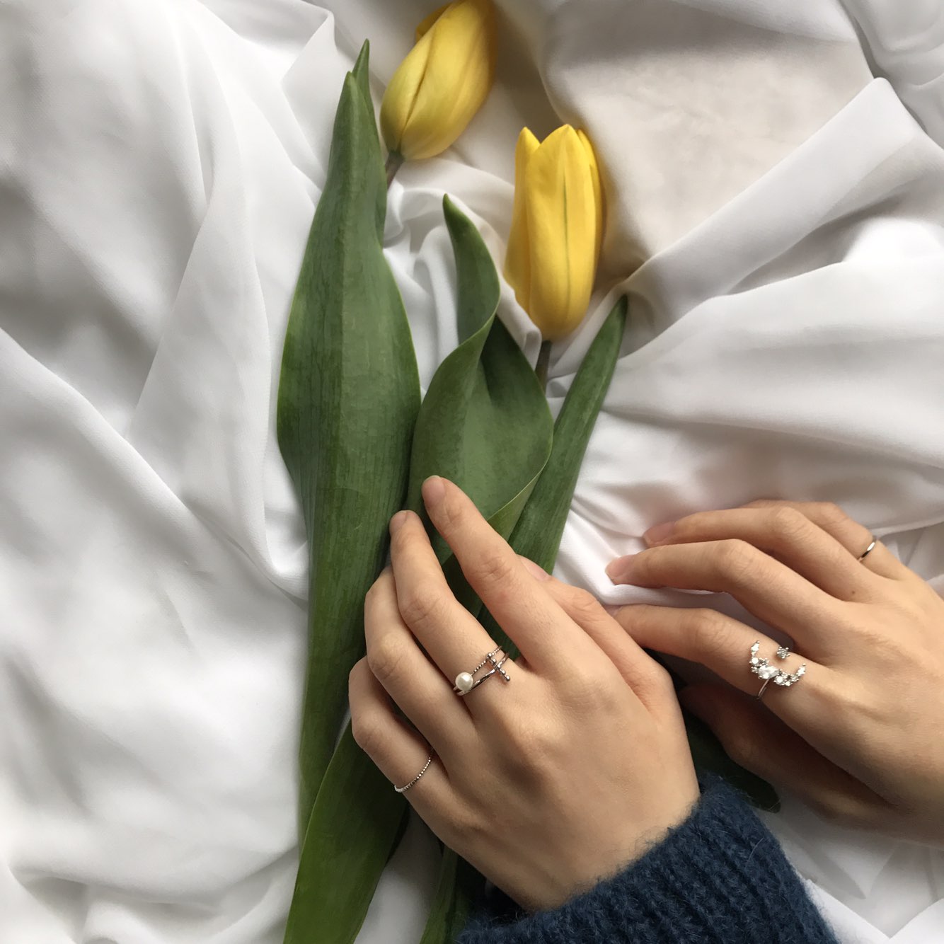 <b><p>Affection Cubic Pearl 5set ring Lovely item</p></b><b><p>ユーズド キュービック 真珠 5セット リング ラブリーアイテム 多様なコーディネートする</p></b><br /><br /><p align='center'>