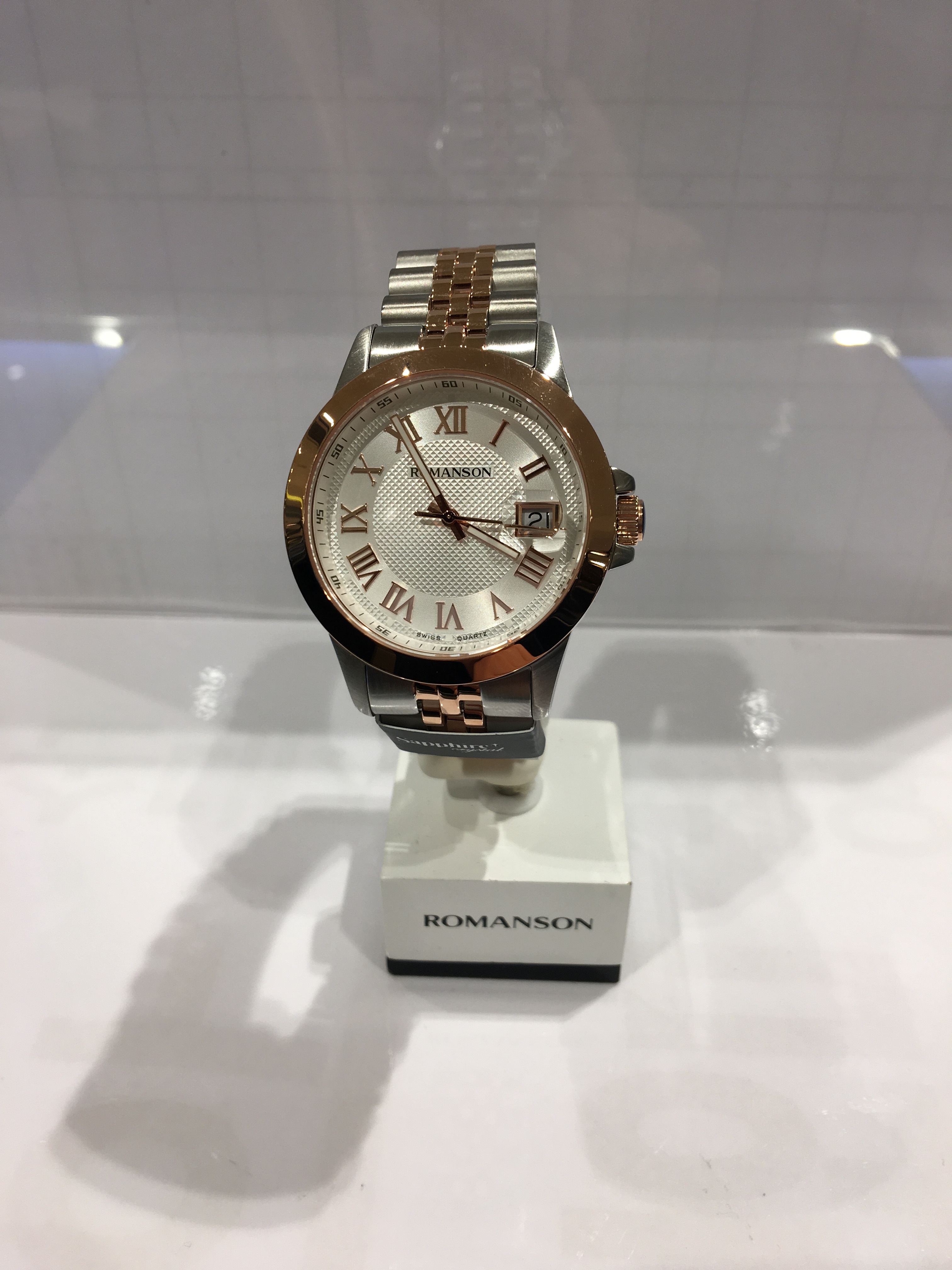 <b><p>Romance couple Men's metal watch TM0361MM</p></b><b><p>ロマンソン カップル 男性メタル時計 TM0361MM ニューコア 一山 モダンシック</p></b><br /><br /><p align='center'>