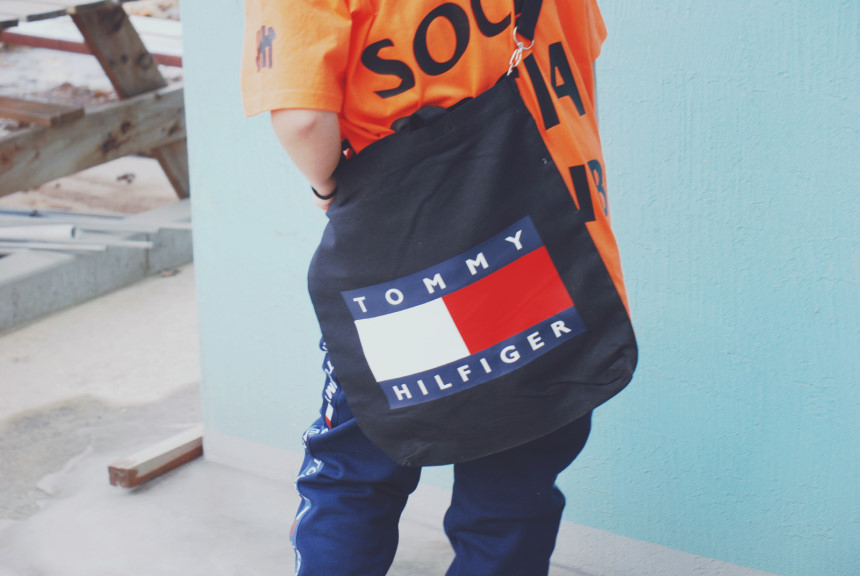 <b><p>Unisex Couple Tommy Eco Bag Ver.2 Men's</p></b><b><p>ユニセックスのカップル畳エコバックVER.2即日発送出荷速い男ギフト10代女性のバッグデイリーコーデ</p></b><br /><br /><p align='center'>