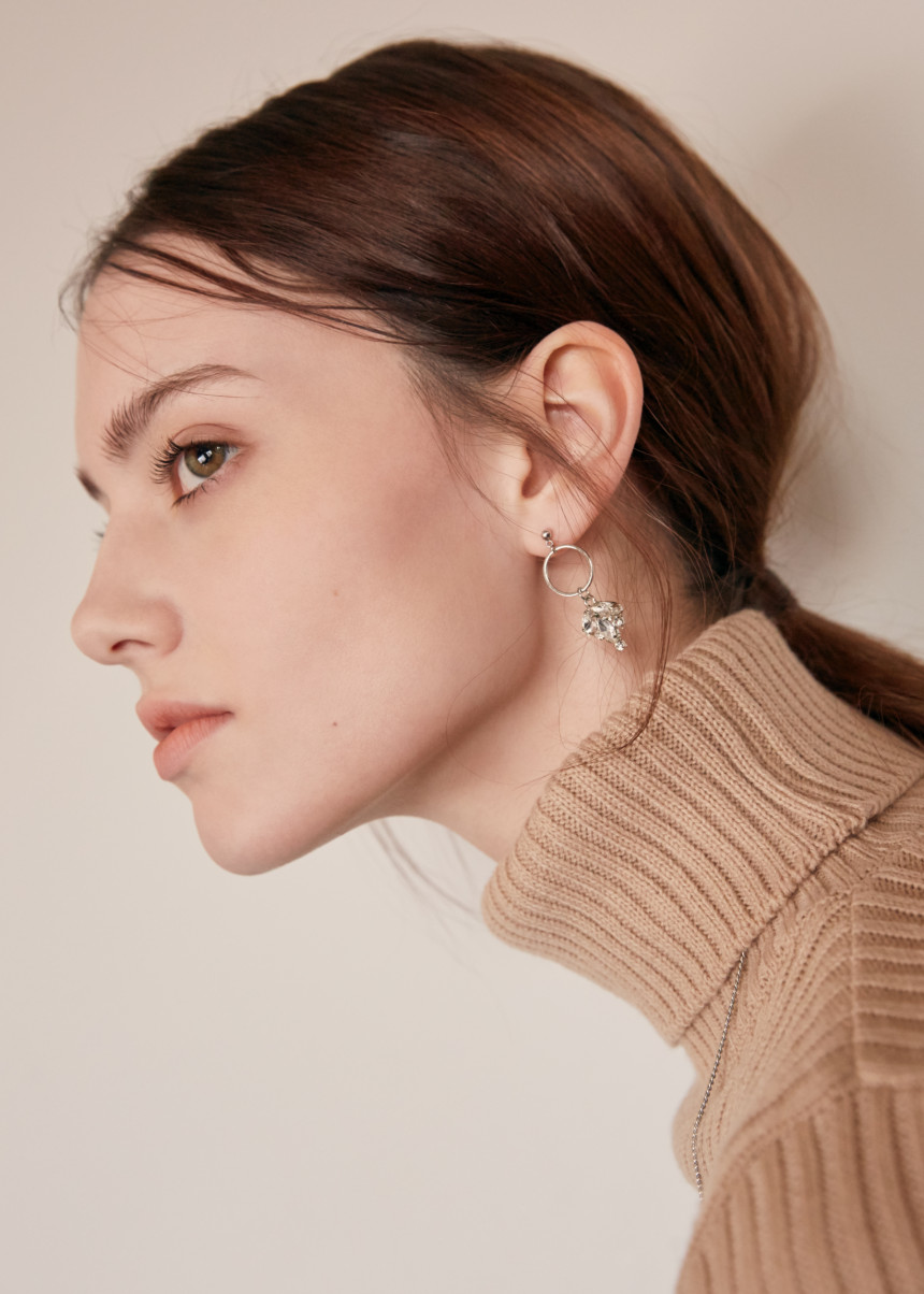 <b><p>MATIAS Silver leaf Earring Loly gs Modn Circ</p></b><b><p>MATIAS 銀 葉 イヤリング 愛らしいピアス モダンサークル 簡単スタイル シンプルー</p></b><br /><br /><p align='center'>