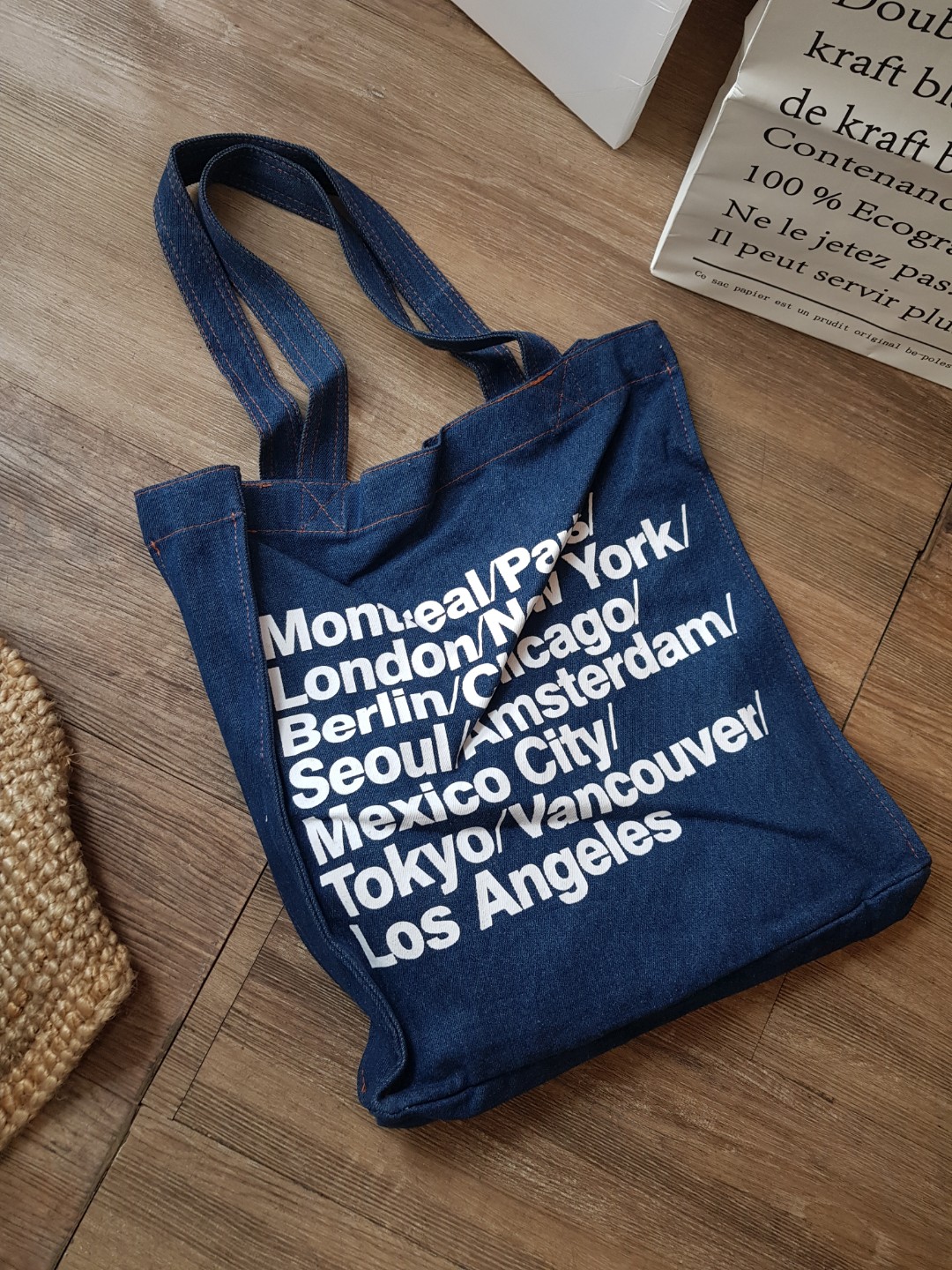 <b><p>English printi canvas den eco bag sual mmuter</p></b><b><p>英語印刷キャンバスデニムエコバッグカジュアルバッグ通勤途中のファッションユニークなアイテム個性あるデ</p></b><br /><br /><p align='center'>