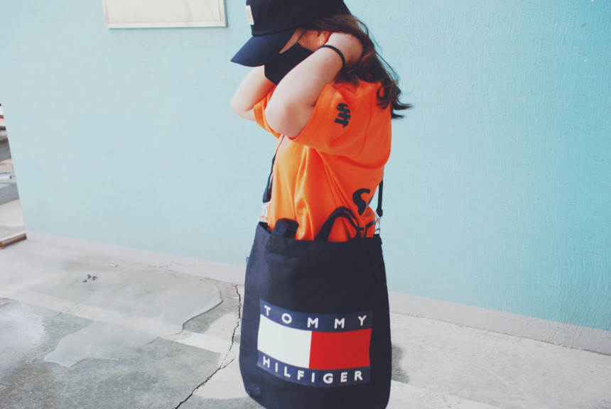 <b><p>Unisex Couple Tommy Eco Bag Ver.2 Men's</p></b><b><p>ユニセックスのカップル畳エコバックVER.2即日発送出荷速い男ギフト10代女性のバッグデイリーコーデ</p></b><br /><br /><p align='center'>