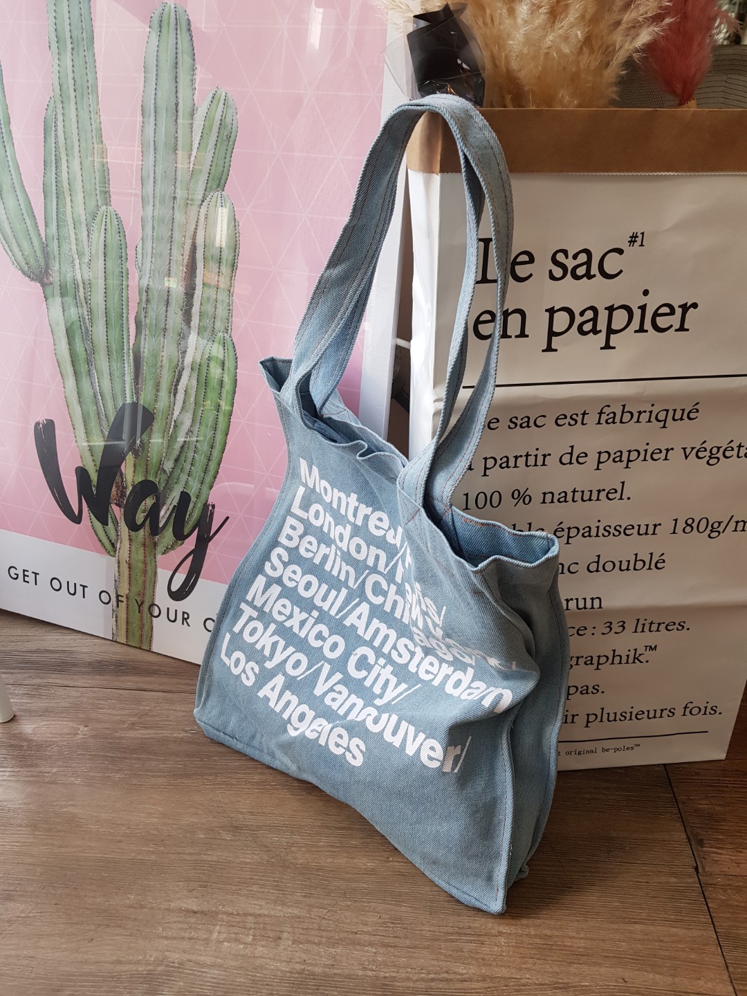 <b><p>English printi canvas den eco bag sual mmuter</p></b><b><p>英語印刷キャンバスデニムエコバッグカジュアルバッグ通勤途中のファッションユニークなアイテム個性あるデ</p></b><br /><br /><p align='center'>
