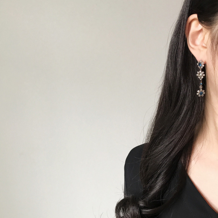 <b><p>925silver Loire Unknown Drop Earrings Bold</p></b><b><p>925silver ロワール オンバル ドロップイヤリング ボド 芸能人 アンティーク</p></b><br /><br /><p align='center'>