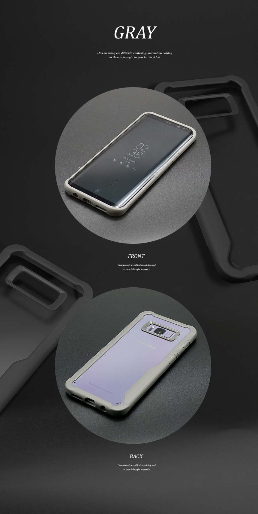 <b><p>Galaxy Note slim fit case bumper Sturdy modn</p></b><b><p>ギャラクシーノート8スリムフィットケースバンパー頑丈なモダンユニーク携帯電話のデザイン</p></b><br /><br /><p align='center'>