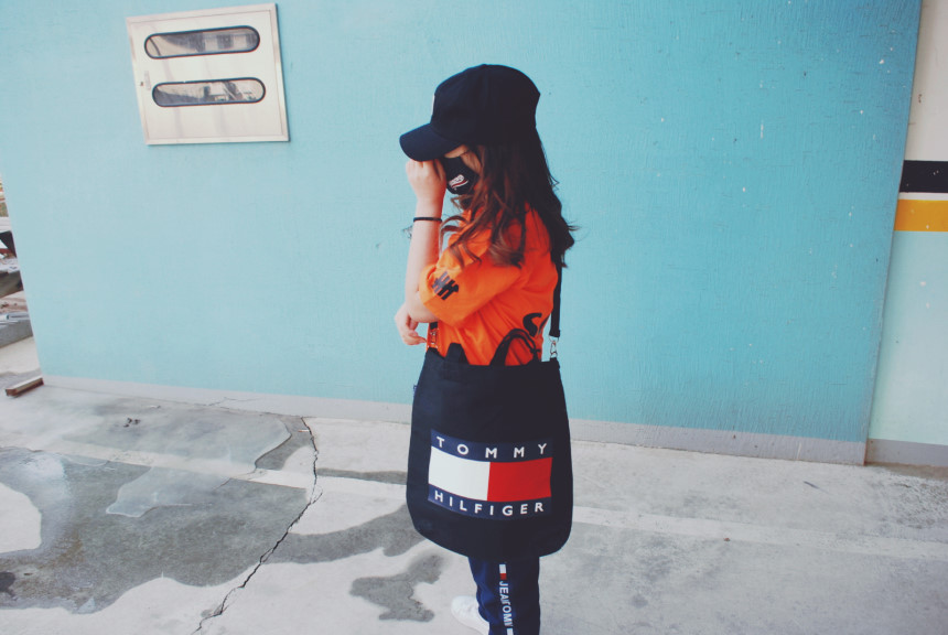 <b><p>Unisex Couple Tommy Eco Bag Ver.2 Men's</p></b><b><p>ユニセックスのカップル畳エコバックVER.2即日発送出荷速い男ギフト10代女性のバッグデイリーコーデ</p></b><br /><br /><p align='center'>