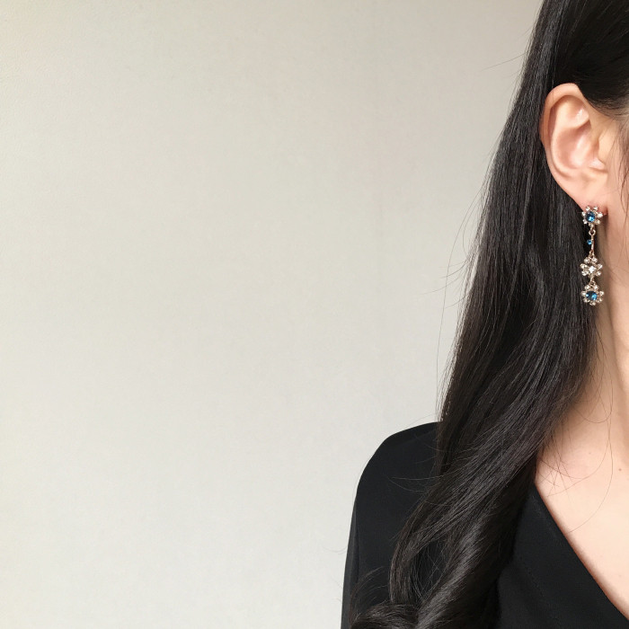 <b><p>925silver Loire Unknown Drop Earrings Bold</p></b><b><p>925silver ロワール オンバル ドロップイヤリング ボド 芸能人 アンティーク</p></b><br /><br /><p align='center'>