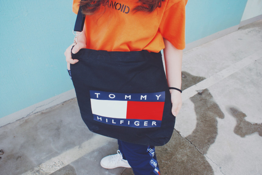 <b><p>Unisex Couple Tommy Eco Bag Ver.2 Men's</p></b><b><p>ユニセックスのカップル畳エコバックVER.2即日発送出荷速い男ギフト10代女性のバッグデイリーコーデ</p></b><br /><br /><p align='center'>