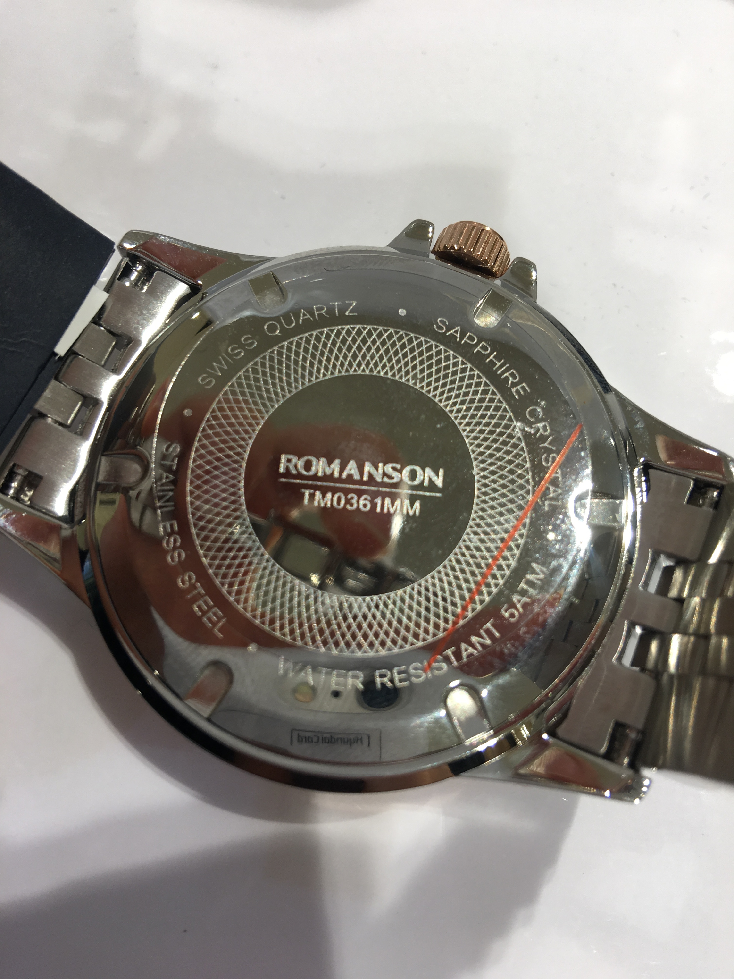 <b><p>Romance couple Men's metal watch TM0361MM</p></b><b><p>ロマンソン カップル 男性メタル時計 TM0361MM ニューコア 一山 モダンシック</p></b><br /><br /><p align='center'>