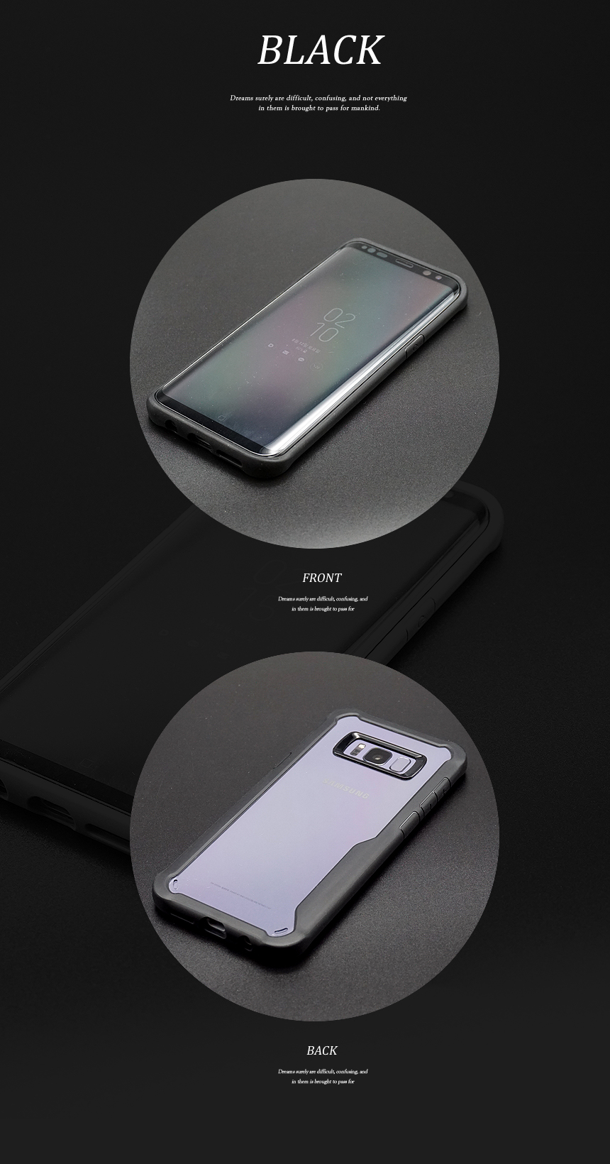 <b><p>Galaxy Note slim fit case bumper Sturdy modn</p></b><b><p>ギャラクシーノート8スリムフィットケースバンパー頑丈なモダンユニーク携帯電話のデザイン</p></b><br /><br /><p align='center'>