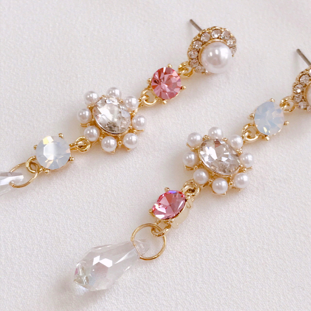 <b><p>Violet Two Tone Cubic Antique Pearl Unknown</p></b><b><p>バイオレット ツートンカラー キュービック アンティーク 真珠 オンバル ドロップ</p></b><br /><br /><p align='center'>