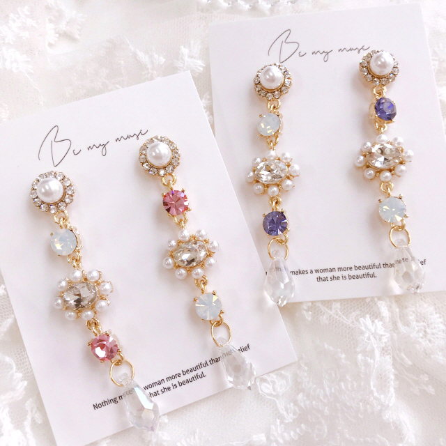 <b><p>Violet Two Tone Cubic Antique Pearl Unknown</p></b><b><p>バイオレット ツートンカラー キュービック アンティーク 真珠 オンバル ドロップ</p></b><br /><br /><p align='center'>