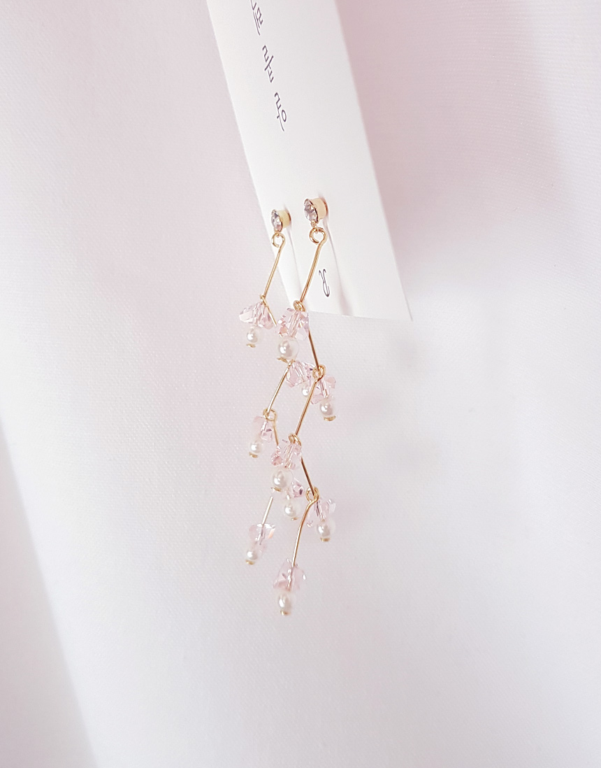 <b><p>spring zigzag Biz ear 3color Pierc Drop shp</p></b><b><p>春 ジグザグ ビーズ イヤリング グィチ 3色 耳ドリル ドロップ ショッピモール</p></b><br /><br /><p align='center'>
