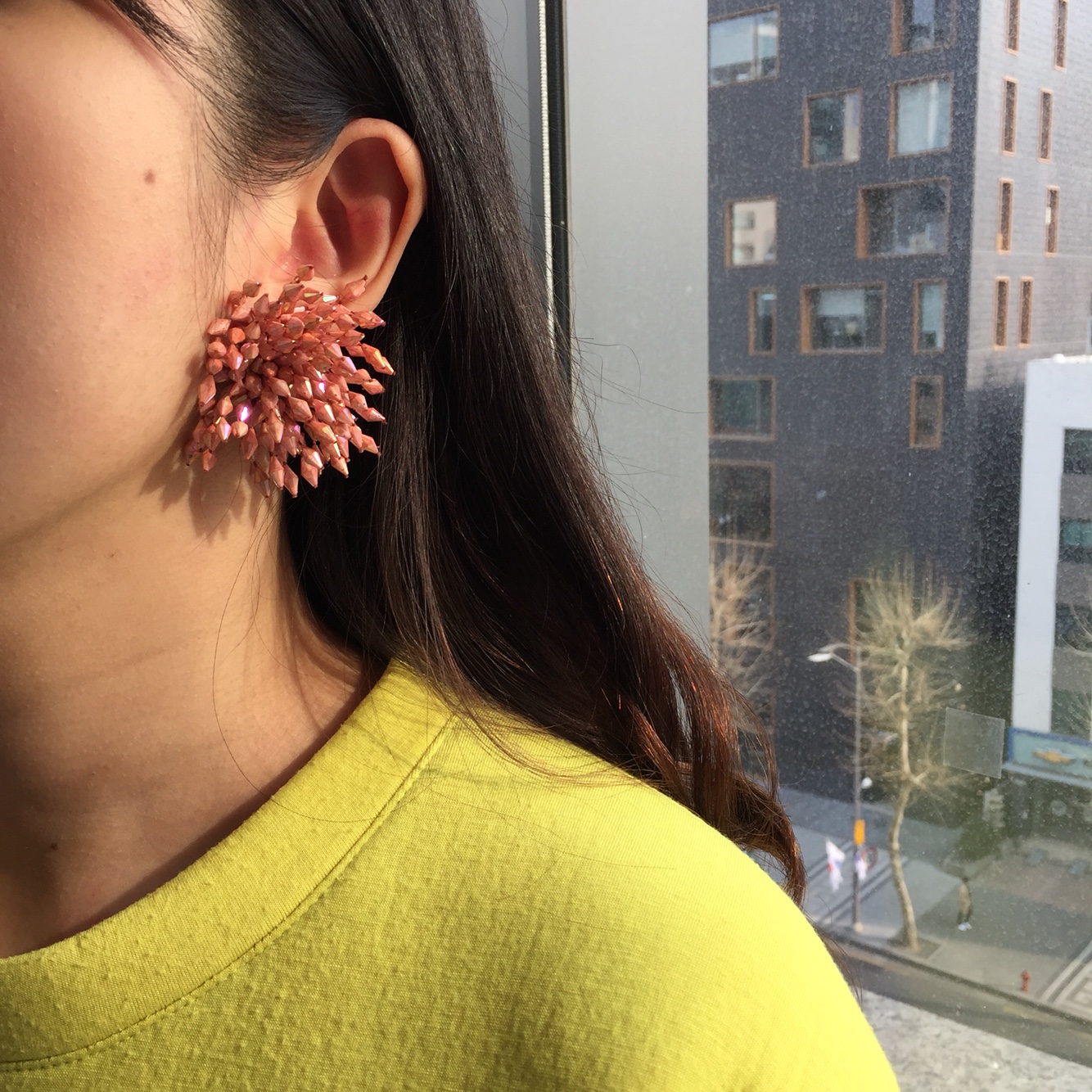 <b><p>Biz flower Kim Hee Sun, Na Yog st earrings</p></b><b><p>ビーズ フラワー キム・ヒソン、 ナヨンstピアス グィチ可能 ボールド 即日発送</p></b><br /><br /><p align='center'>