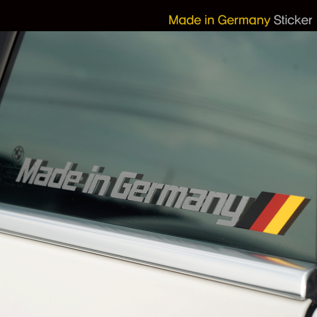 BMW 벤츠 아우디 스티커 독일국기스티커 메이드인 독일 150x15mm - 상품 이미지