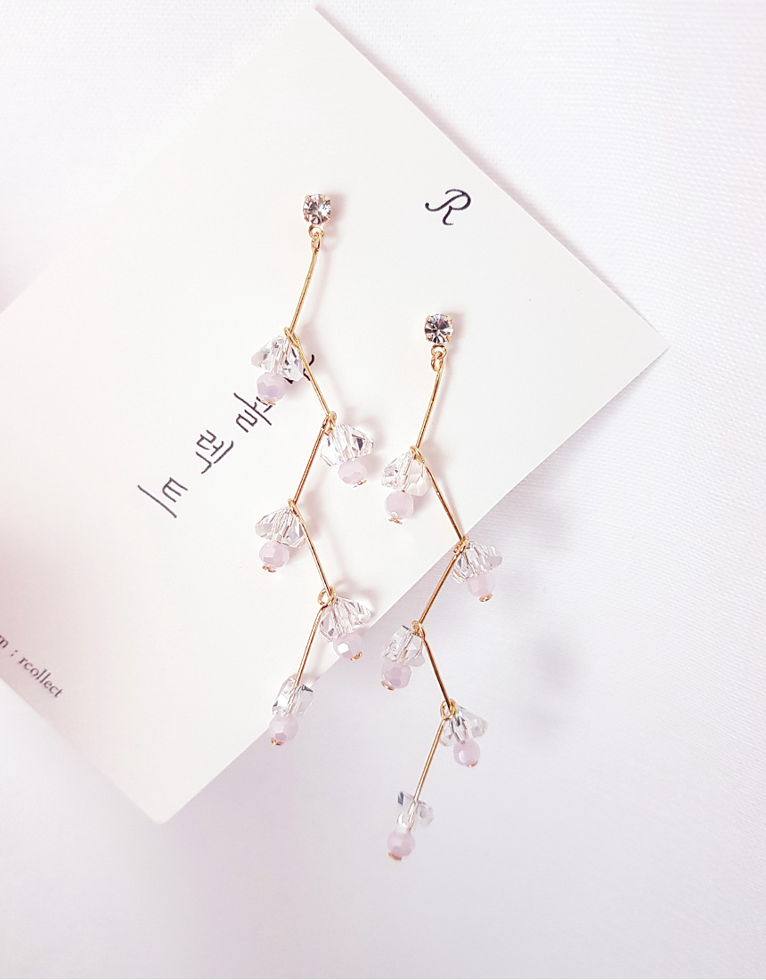 <b><p>spring zigzag Biz ear 3color Pierc Drop shp</p></b><b><p>春 ジグザグ ビーズ イヤリング グィチ 3色 耳ドリル ドロップ ショッピモール</p></b><br /><br /><p align='center'>