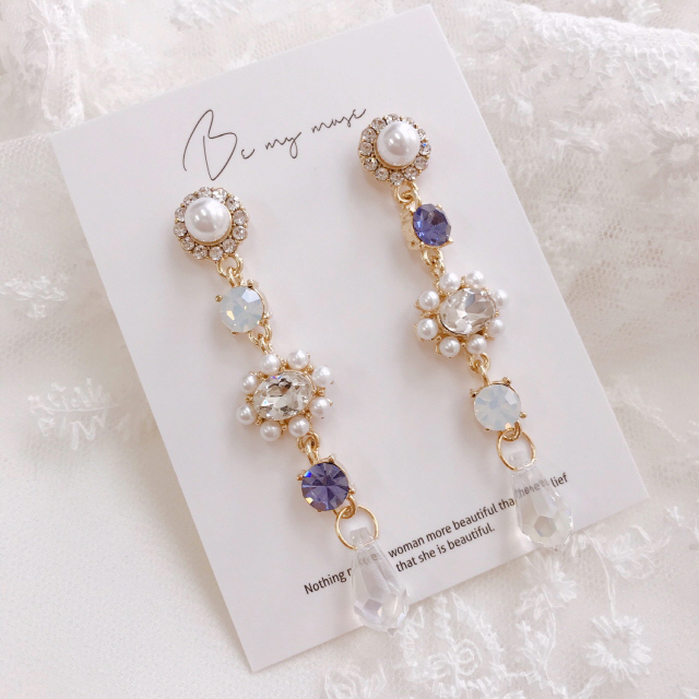 <b><p>Violet Two Tone Cubic Antique Pearl Unknown</p></b><b><p>バイオレット ツートンカラー キュービック アンティーク 真珠 オンバル ドロップ</p></b><br /><br /><p align='center'>