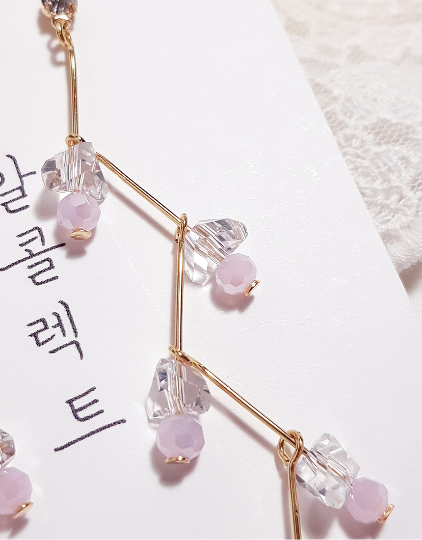 <b><p>spring zigzag Biz ear 3color Pierc Drop shp</p></b><b><p>春 ジグザグ ビーズ イヤリング グィチ 3色 耳ドリル ドロップ ショッピモール</p></b><br /><br /><p align='center'>