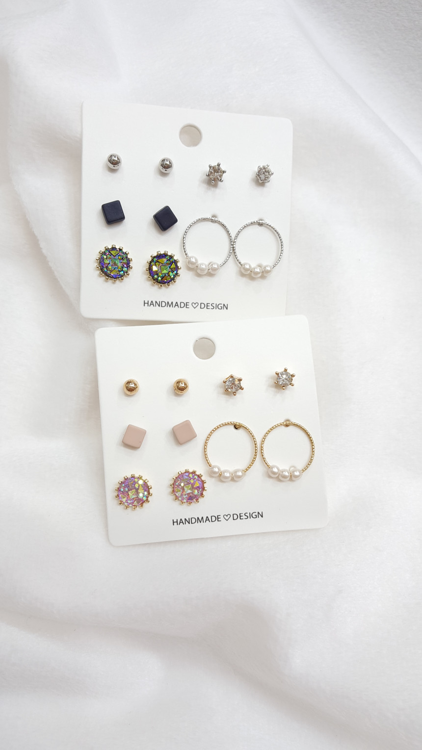 <b><p>Opal 10 piece set earrings lovely unique</p></b><b><p>オパールて 10ピースセットピアス ラブリー ユニーク ロマンチック ファッションの完成</p></b><br /><br /><p align='center'>