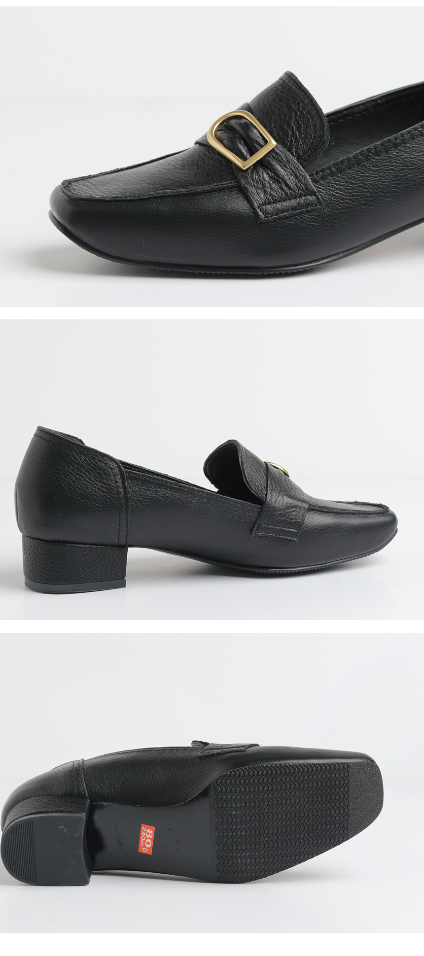 <b><p>IEJ2813 Korean Lther loafs White black</p></b><b><p>IEJ2813 韓国語 天然皮革 ローファー ホワイト ブラック</p></b><br /><br /><p align='center'>