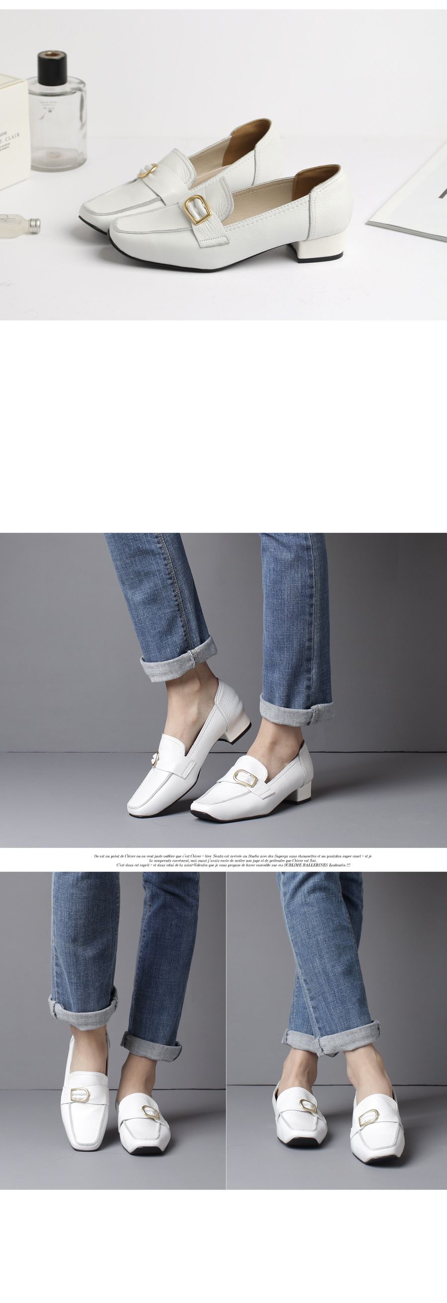 <b><p>IEJ2813 Korean Lther loafs White black</p></b><b><p>IEJ2813 韓国語 天然皮革 ローファー ホワイト ブラック</p></b><br /><br /><p align='center'>