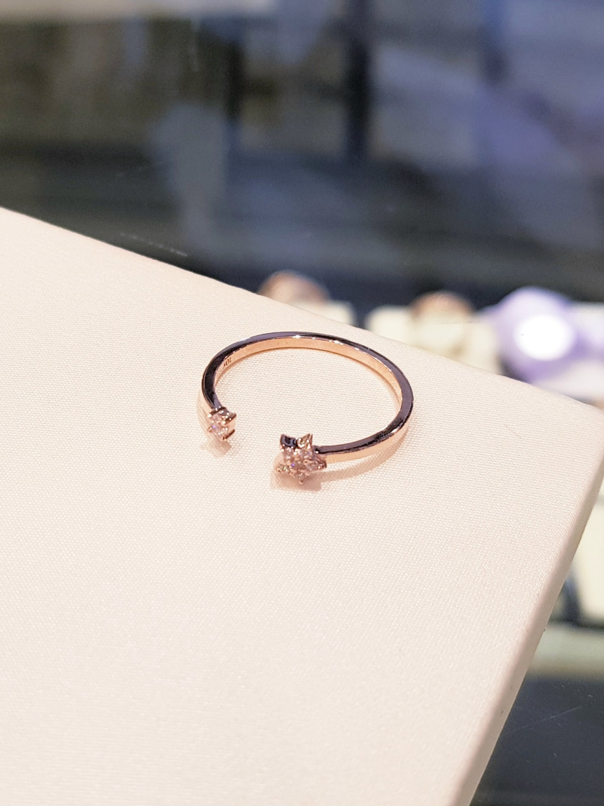 <b><p>Lloyd Tinista Open rg LRT14026T</p></b><b><p>ロイド ティーニースター オープンリング LRT14026T</p></b><br /><br /><p align='center'>