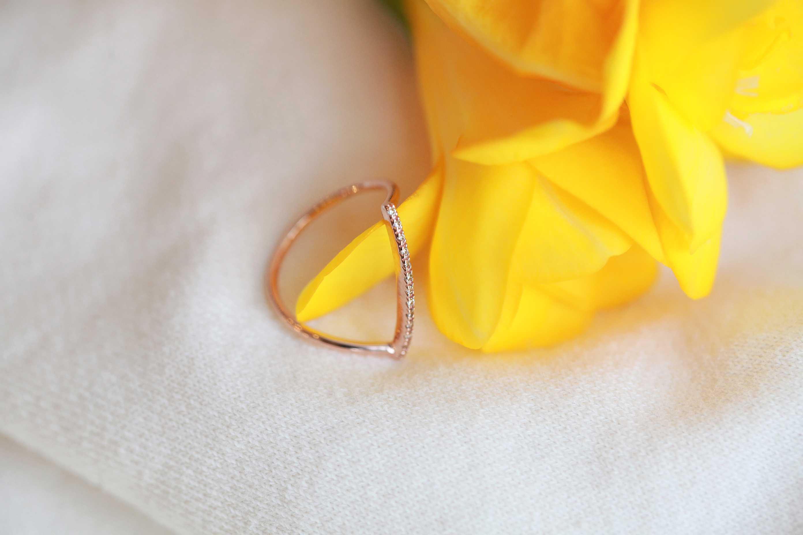 <b><p>Rose Gold simple diagonal Cogc Dmd Detecti</p></b><b><p>ローズゴールド シンプル 斜線 コニャックダイヤ 検知リング14k ユニークなジュエリー</p></b><br /><br /><p align='center'>