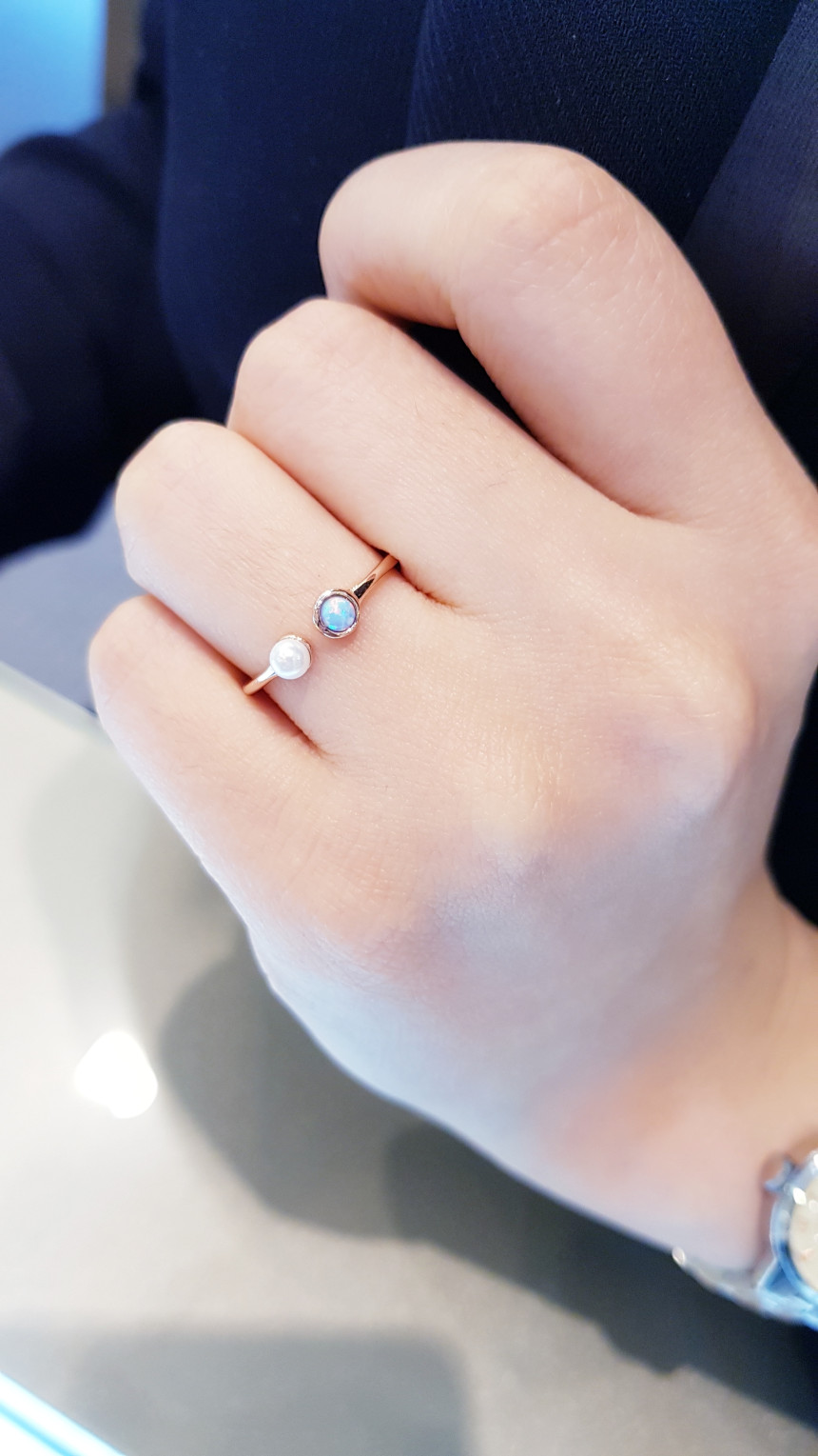 <b><p>Musel Silver Opal Ring DSSR-M336 Petit Design</p></b><b><p>ミュジェルSilverオパールリング DSSR-M336 プチなデザイン モダンルックコーディネート</p></b><br /><br /><p align='center'>