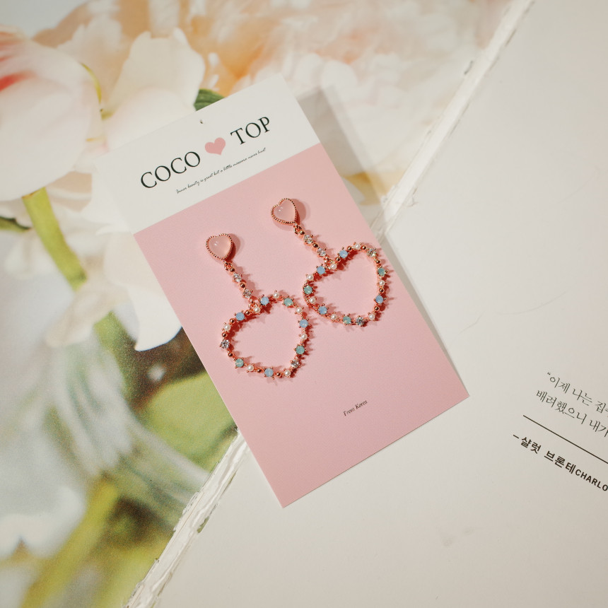 <b><p>swe Star candy het Drop ering</p></b><b><p>甘い こんぺいとう ハート ドロップ イヤリング</p></b><br /><br /><p align='center'>