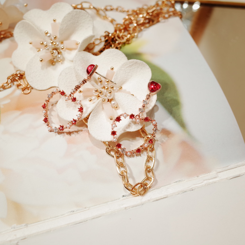 <b><p>swe Star candy het Drop ering</p></b><b><p>甘い こんぺいとう ハート ドロップ イヤリング</p></b><br /><br /><p align='center'>