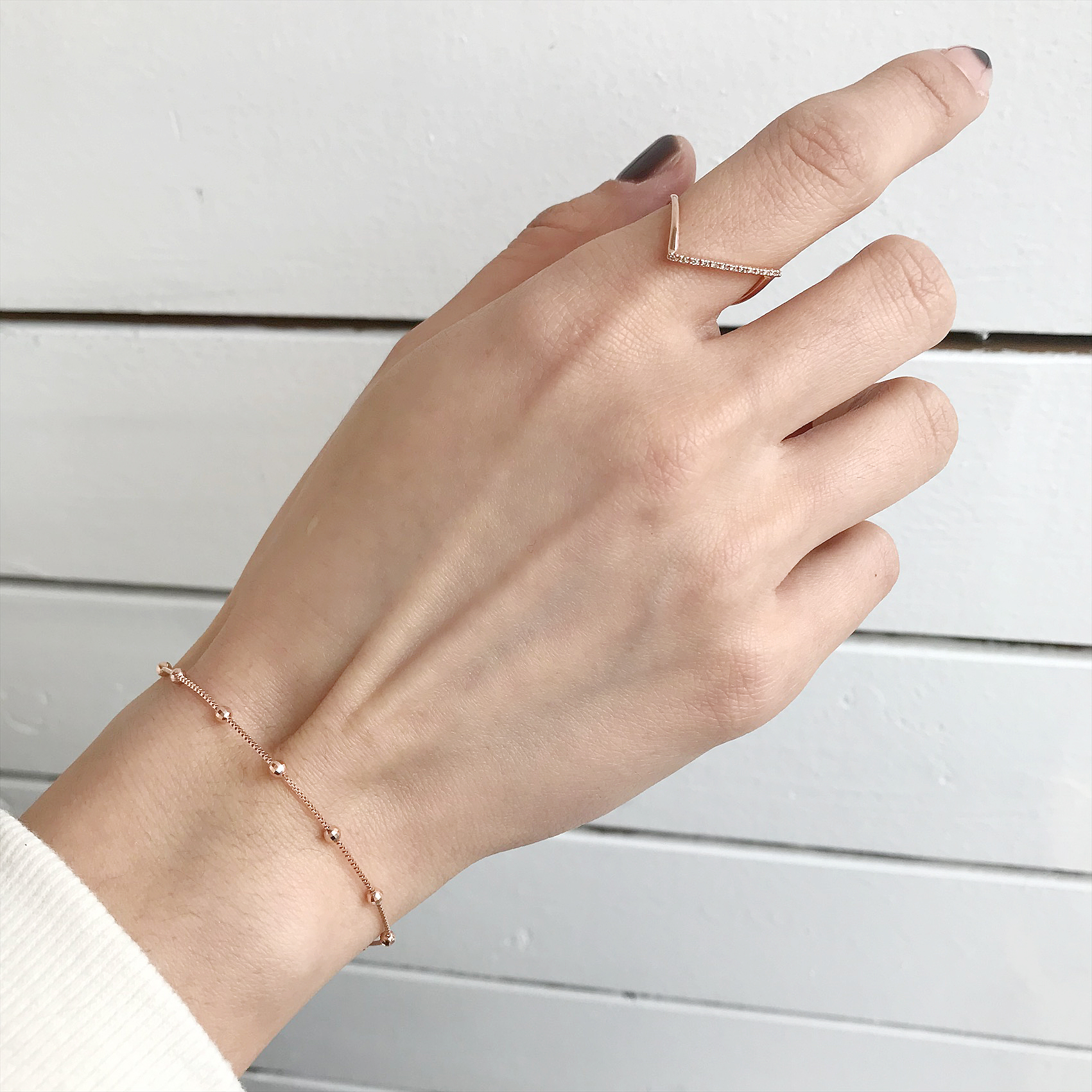 <b><p>Rose Gold simple diagonal Cogc Dmd Detecti</p></b><b><p>ローズゴールド シンプル 斜線 コニャックダイヤ 検知リング14k ユニークなジュエリー</p></b><br /><br /><p align='center'>