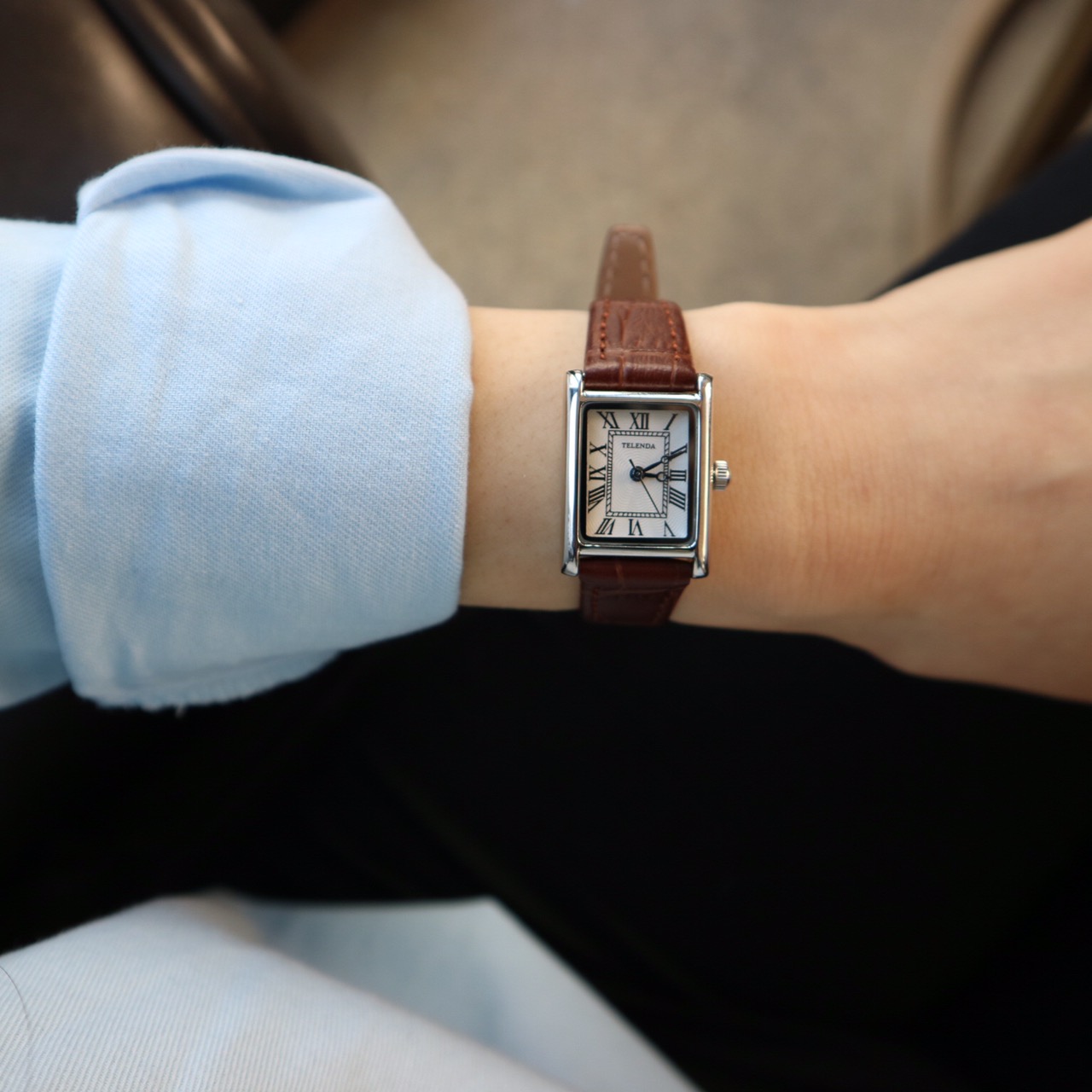 <b><p>Mourning Same day shipp Tank solo female</p></b><b><p>無排 即日発送 タンクソロ 女性 正方形 レザー 時計 2色 手首 シンプルな おすすめ</p></b><br /><br /><p align='center'>