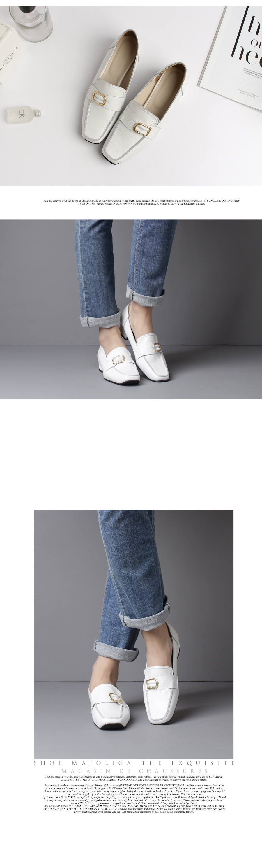 <b><p>IEJ2813 Korean Lther loafs White black</p></b><b><p>IEJ2813 韓国語 天然皮革 ローファー ホワイト ブラック</p></b><br /><br /><p align='center'>