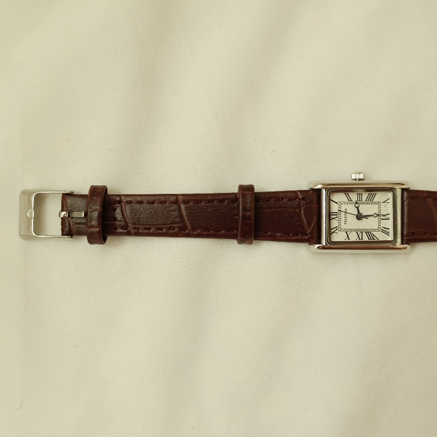 <b><p>silver Woman square Brown black leath wch</p></b><b><p>シルバー 女性 正方形 ブラウン ック レザー 腕時計 重 四季</p></b><br /><br /><p align='center'>