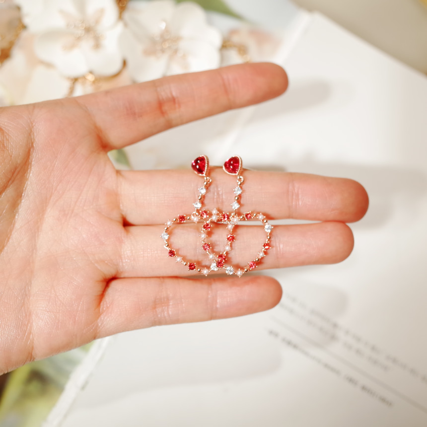 <b><p>swe Star candy het Drop ering</p></b><b><p>甘い こんぺいとう ハート ドロップ イヤリング</p></b><br /><br /><p align='center'>