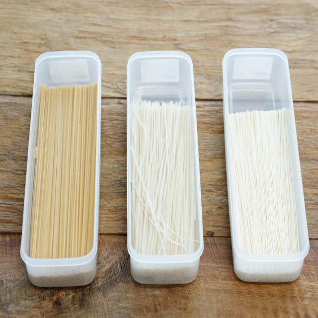 일본 면 보관용기 국수통 스파게티 파스타 밀폐용기(1100ml) - 상품 이미지