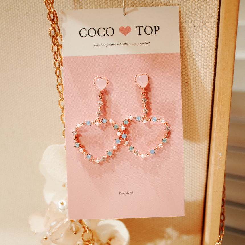 <b><p>swe Star candy het Drop ering</p></b><b><p>甘い こんぺいとう ハート ドロップ イヤリング</p></b><br /><br /><p align='center'>