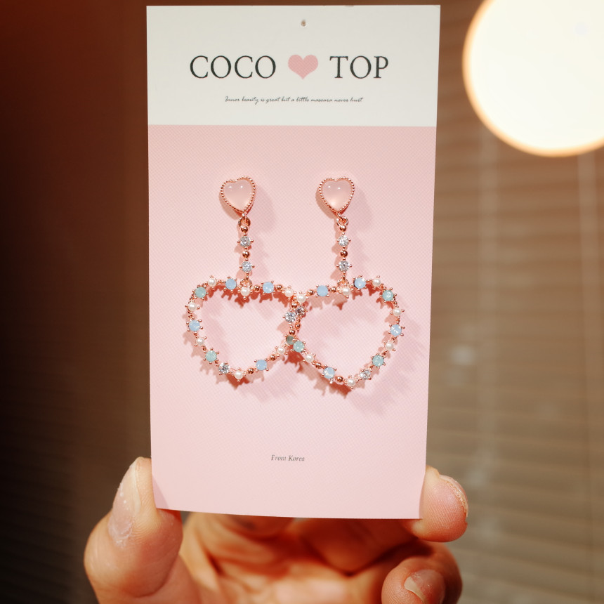 <b><p>swe Star candy het Drop ering</p></b><b><p>甘い こんぺいとう ハート ドロップ イヤリング</p></b><br /><br /><p align='center'>