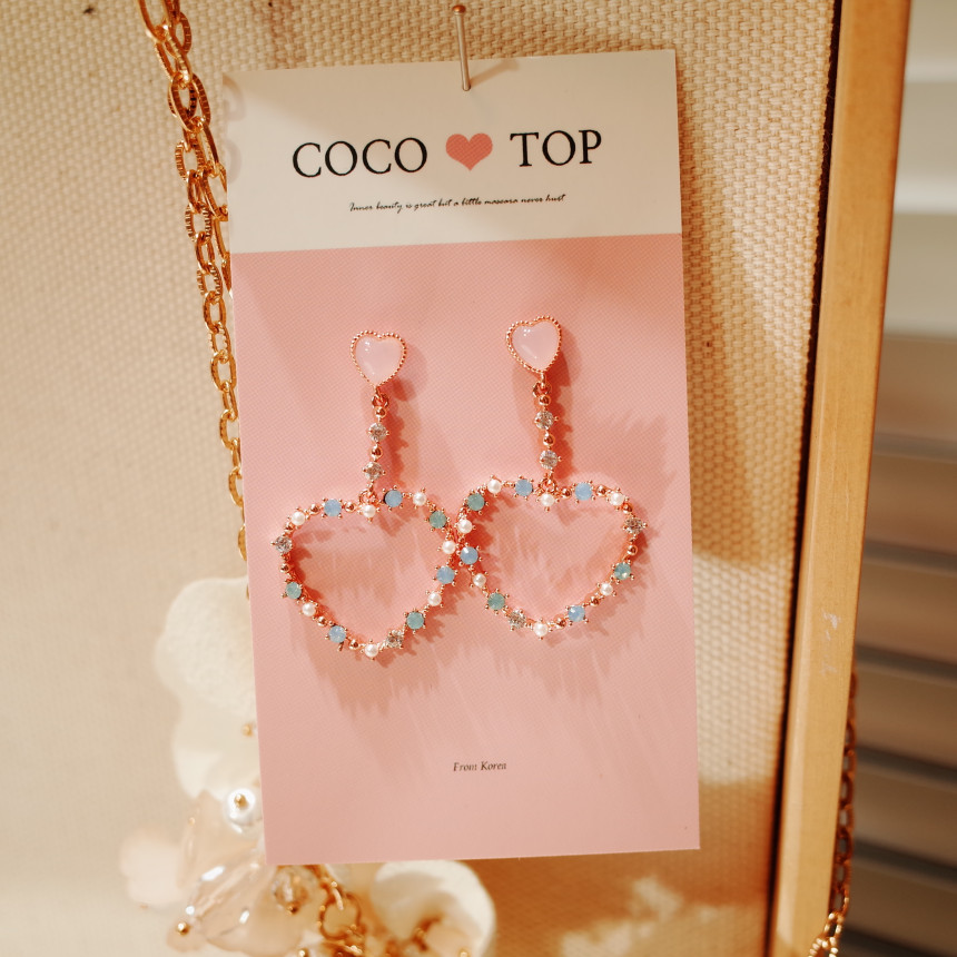 <b><p>swe Star candy het Drop ering</p></b><b><p>甘い こんぺいとう ハート ドロップ イヤリング</p></b><br /><br /><p align='center'>