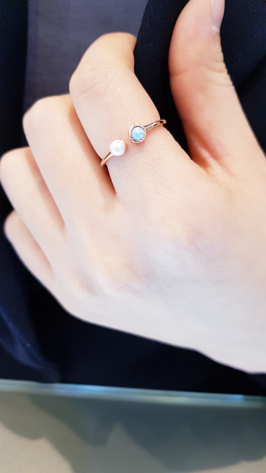 <b><p>Musel Silver Opal Ring DSSR-M336 Petit Design</p></b><b><p>ミュジェルSilverオパールリング DSSR-M336 プチなデザイン モダンルックコーディネート</p></b><br /><br /><p align='center'>