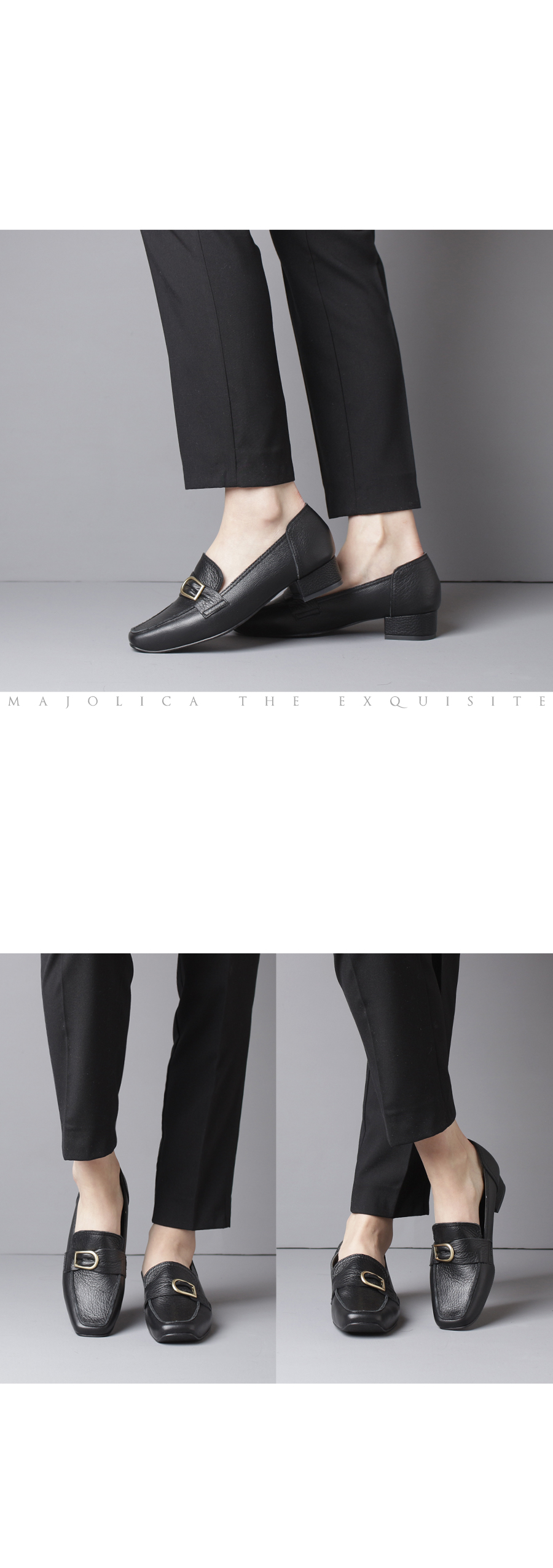 <b><p>IEJ2813 Korean Lther loafs White black</p></b><b><p>IEJ2813 韓国語 天然皮革 ローファー ホワイト ブラック</p></b><br /><br /><p align='center'>