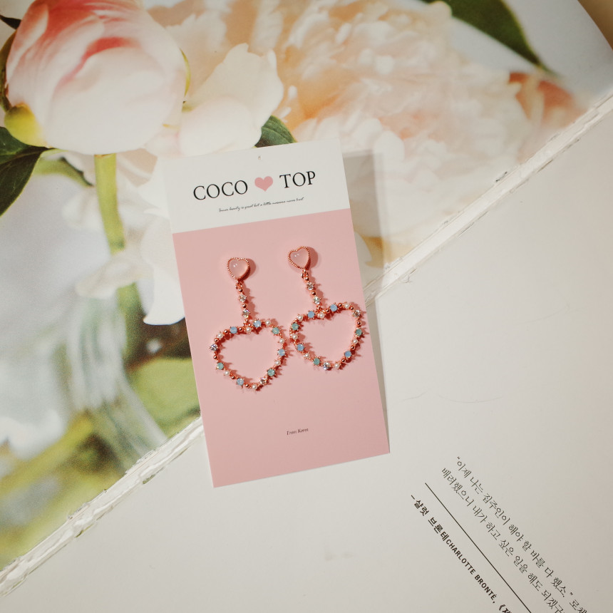 <b><p>swe Star candy het Drop ering</p></b><b><p>甘い こんぺいとう ハート ドロップ イヤリング</p></b><br /><br /><p align='center'>