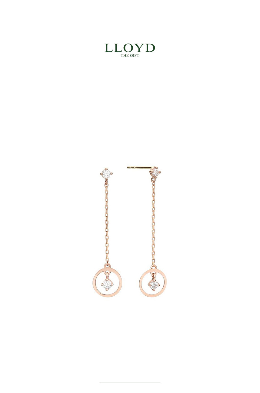 <b><p>Lloyd Love Bssom circle Drop Gold earring</p></b><b><p>ロイド 愛 花 円形 ドロップ ゴールド イヤリング LPTH2011T 特別なジュエリー</p></b><br /><br /><p align='center'>