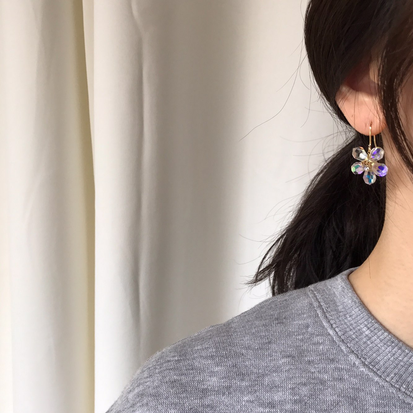 <b><p>JOY COLLECTION Mourning spr Flower Bl earr</p></b><b><p>喜び コレクション 無排 春 花 ブリンブリン イヤグ ドロップ フラワー デイリー</p></b><br /><br /><p align='center'>