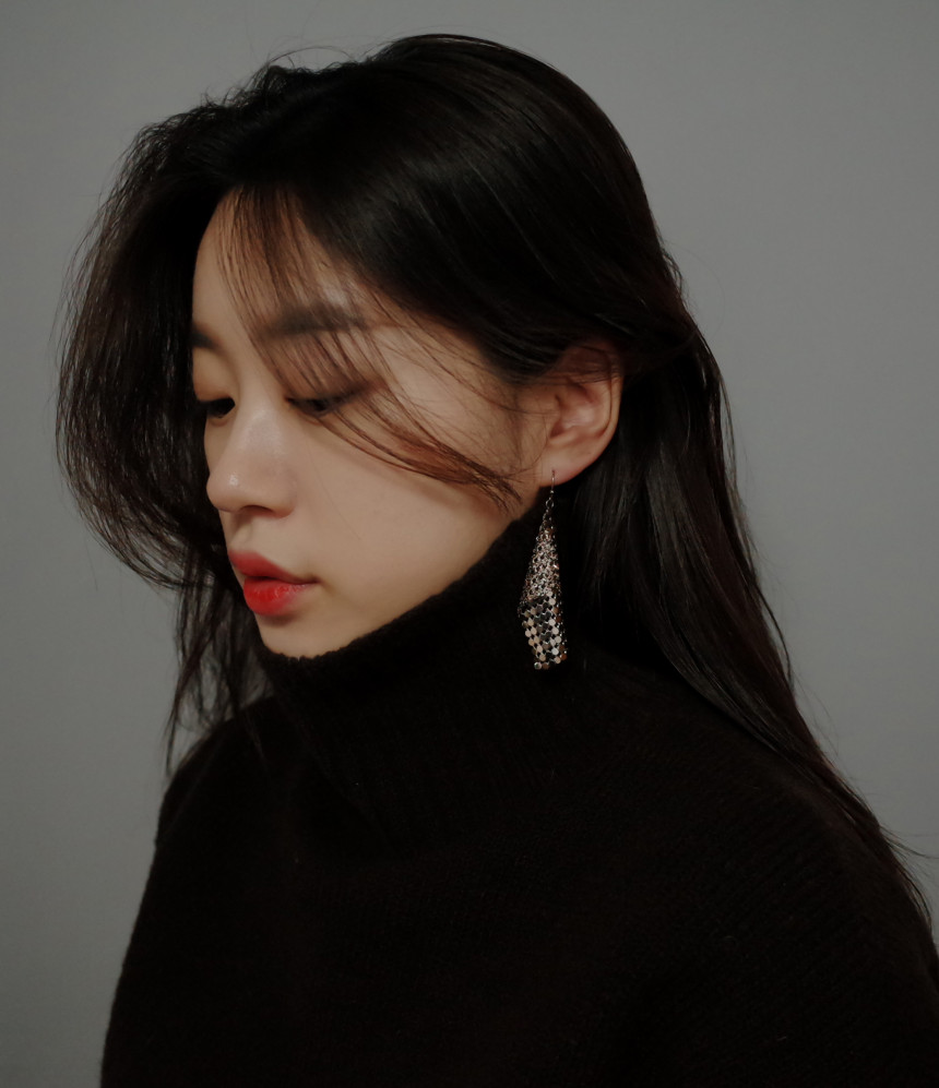 <b><p>NO103 Mesh pickle Three-dimensional earrings</p></b><b><p>NO103 メッシュさらさら 立体的なイヤリング スタイリな シックな ユニーデザイン</p></b><br /><br /><p align='center'>